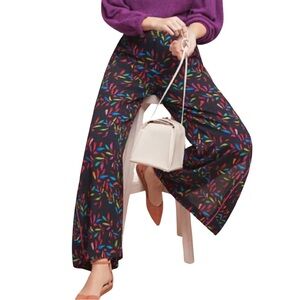 Anthropologie Bl^nk London Delos Colorful Wide Leg Pants